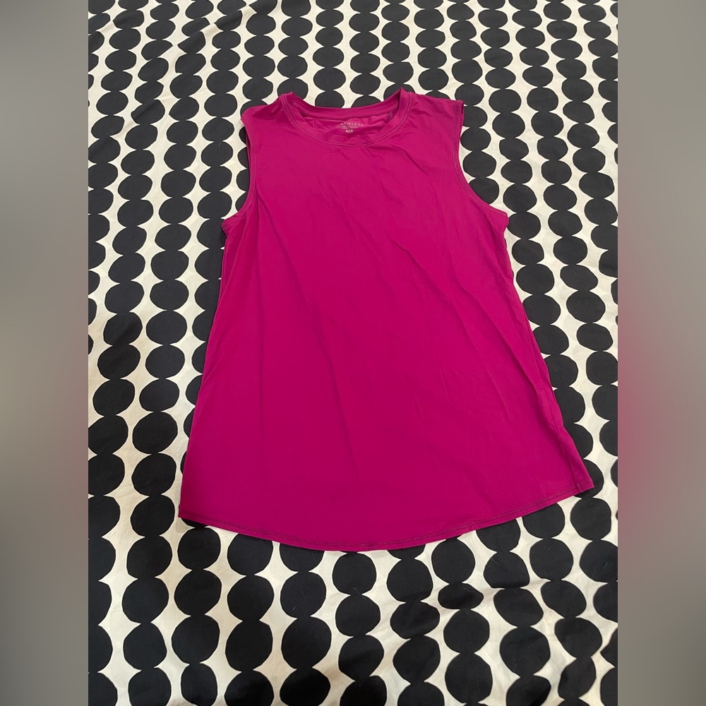 Athleta Sunlover UPF Tulip Tank Top, XXS, fuchsia
